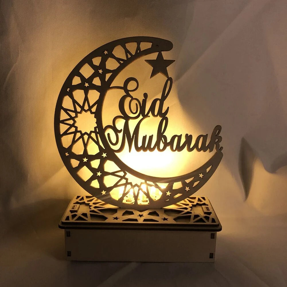 Ramadan Desk Lamp Led Moon Lamp Decoration for Home Metal Ramadan Kareem Light Decoration Eid Mubarak Muslim Eid Al Adha Gifts