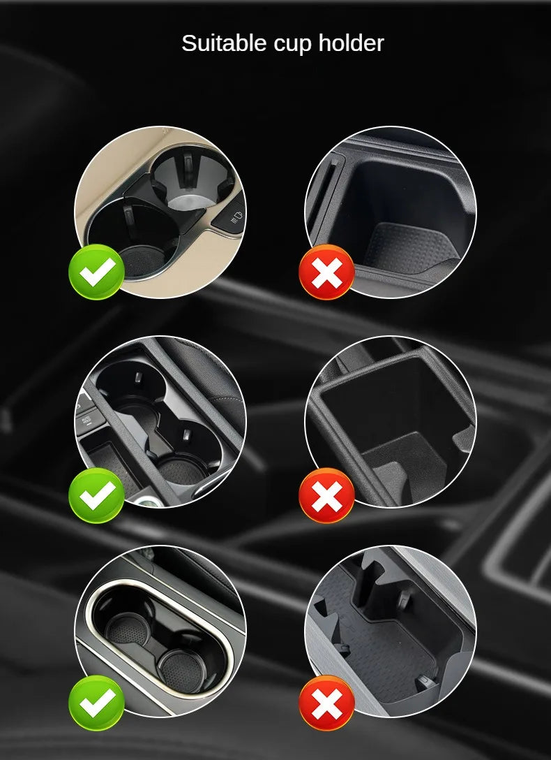 360 Degree Car Cup Holder Phone Mount Expander