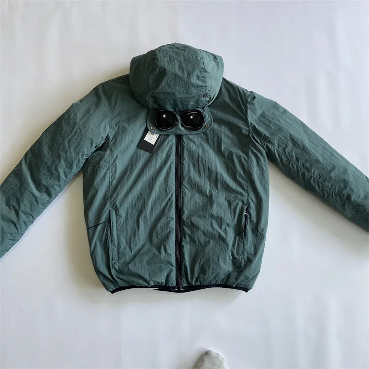 Y2K  men's winter casual hooded windproof cotton clothing youth trendy brand warm cardigan zipper jacket cotton jacket