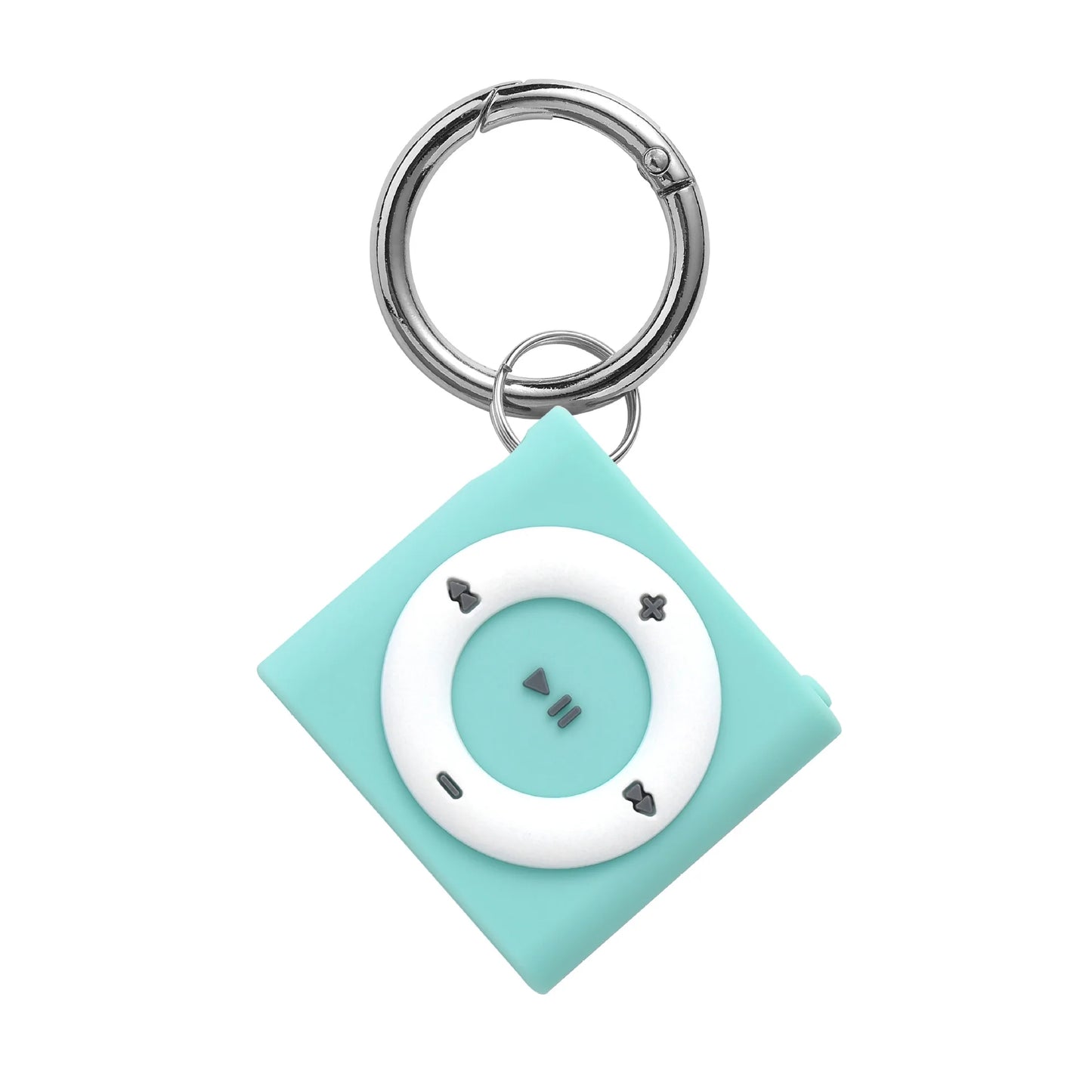 Silicone Case for AirTag with Keychain, Protective Cover for AirTag Key Finder Tracker, Pet Dog iTag Collar Necklace Holder.