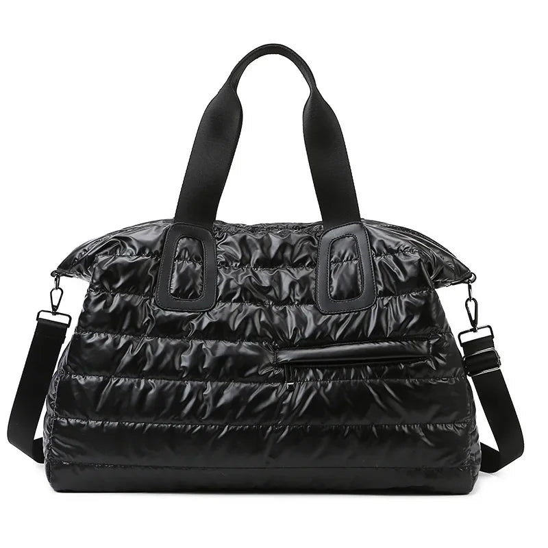 Women’s Travel & Gym Bag – Waterproof Fitness Handbag with Dry/Wet Separation, Perfect for Swimming, Yoga & Sports, Easy Single-Shoulder Carry