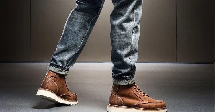High Quality Male Cowboy Pants Retro Washed Straight Jeans For Men Plus Size Trousers Comfortable Xs Wide Leg Denim Kpop Cheap