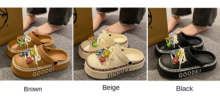 Women’s New Arrival Sandals – Elegant Clogs, Fashionable Street & Beach Slides, Height-Increasing Slippers for Girls