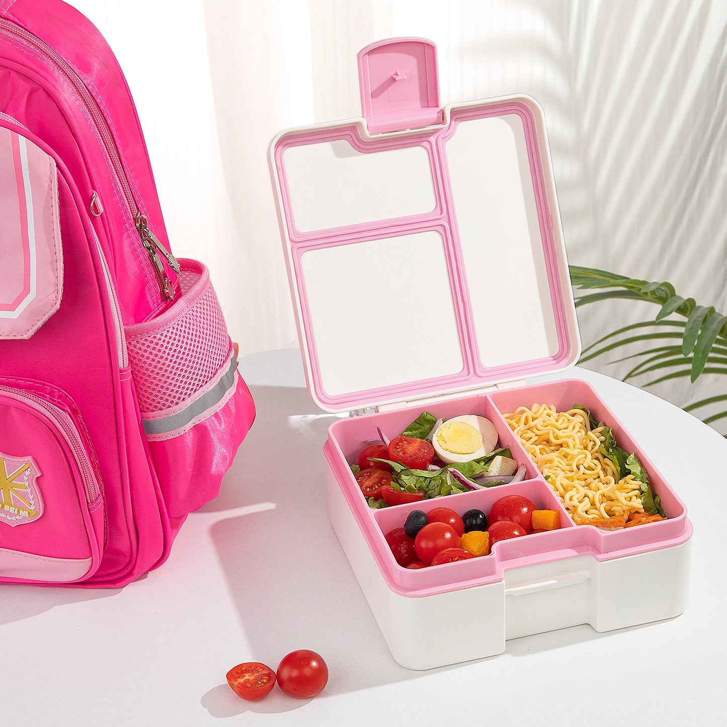 Adorable Leakproof Bento Lunch Box – Microwavable, Divided – For Kids, Teens, and Adults