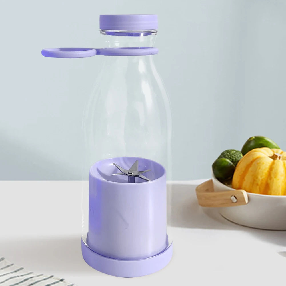 Electric Fruit Juicer Cup – 380ml/420ml USB Rechargeable Portable Blender, Smoothie Maker & Juice Bottle