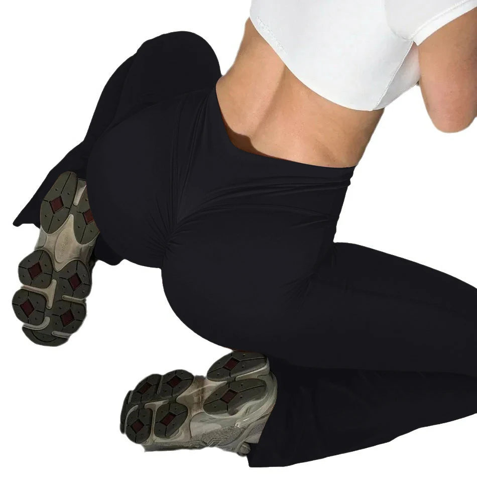 High-Waist Scrunch Workout Leggings – Butt-Lifting Yoga & Fitness Gym Pants for Women