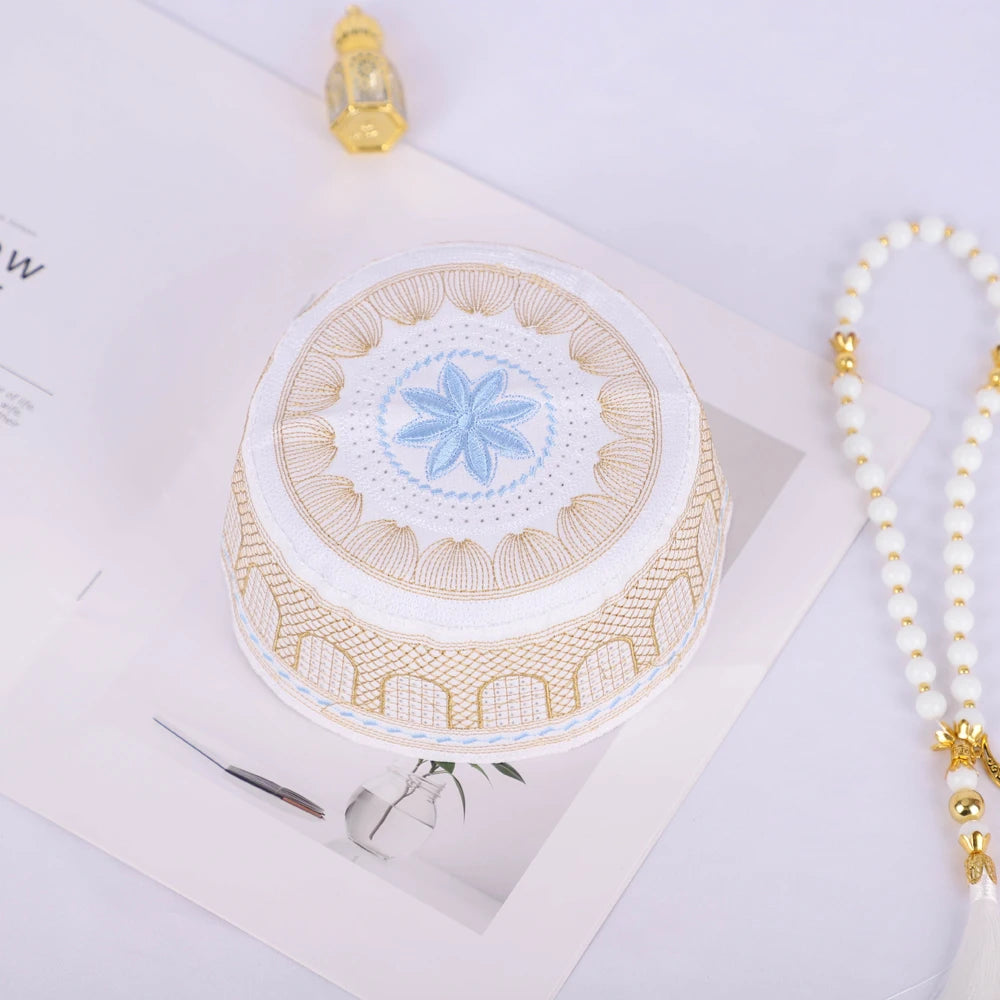 Yarmulke Fashion Muslim Hat for Men Spring Autumn Multi-Color Islam Hair Cover Yarmulke Busines Part Birthday RIMAIRE