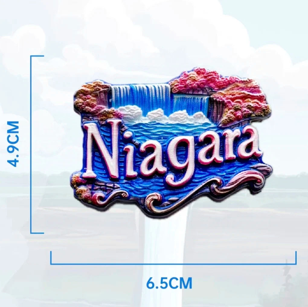Canada Niagara Resin 3D Fridge Magnets Tourism Souvenir Refrigerator Sticker Handicraft Gift Decoration