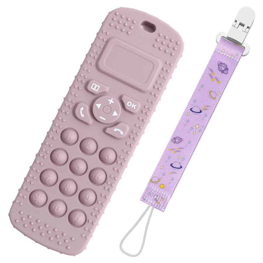 Mother & Kids Food-Grade Silicone Teething Toys, Teether Baby Toy, Gum Care Pacifier Clip, Nipple Clip, Baby Items.