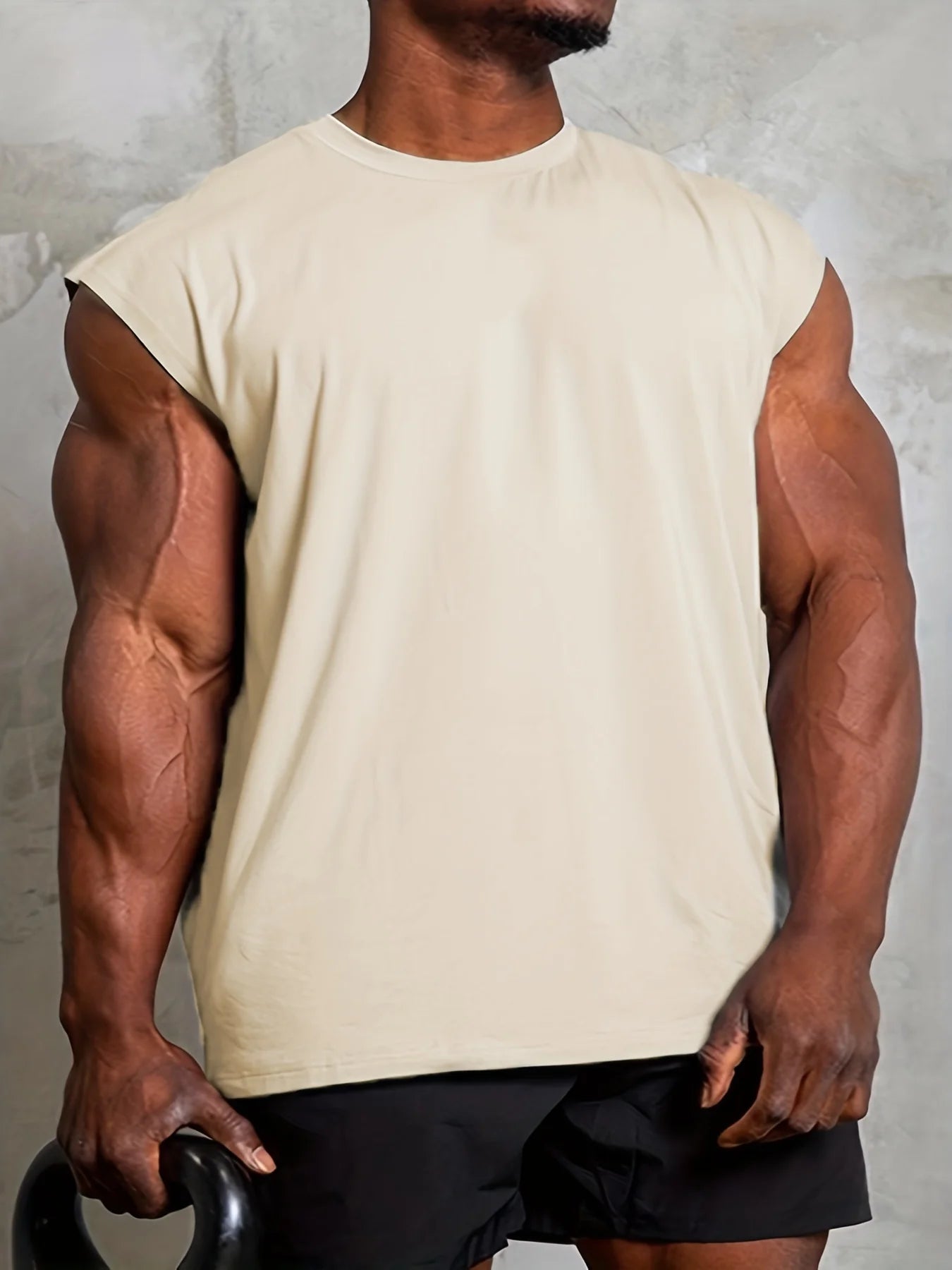 Summer Fitness Vest for Men, Breathable and Loose-Fitting Training Sleeveless T-shirt, Quick-Drying Vest, Fitness Male Clothing