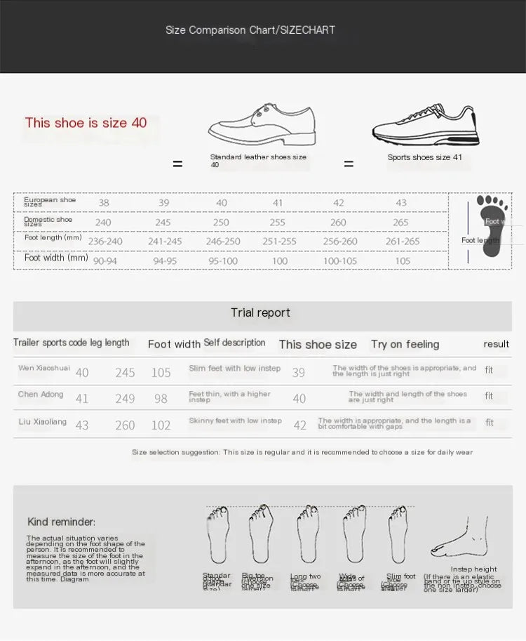 2024 New Men's Fashion Casual Versatile Trendy Shoes