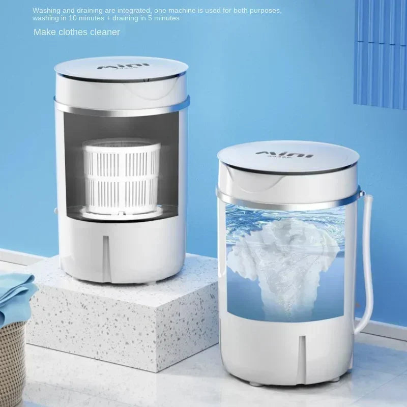 Portable Washing Machine Small Automatic Household Integrated Underwear Socks Fantastic washing machine