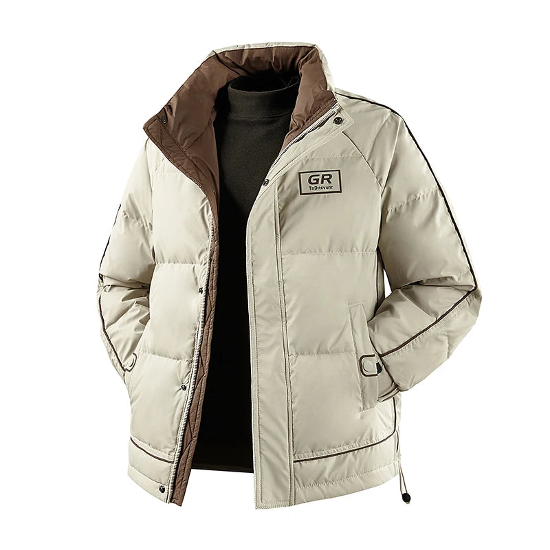 Winter Windproof Casual Duck Down Man Jackets Puffer Padding Outdoor Parkas Male Jackets