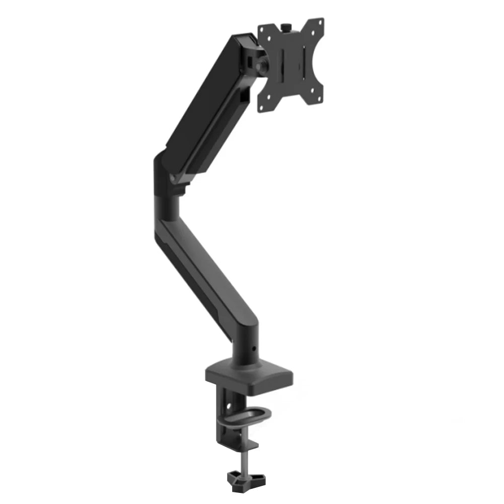 Adjustable Single Monitor Stand – Swivel Display Mount for 17”-32” Screens, Supports 4.9–19.8 lbs, Ergonomic Desk Bracket for Home & Office