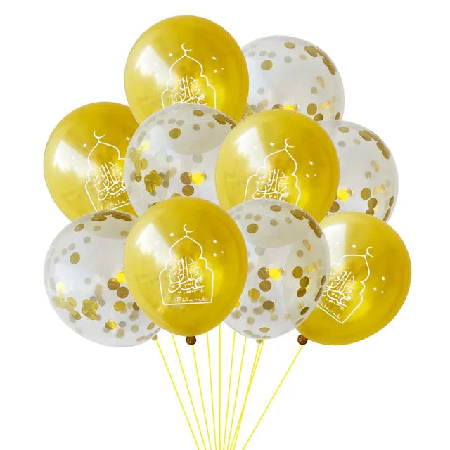 Ramadan Decoration 2025 Disposable Tableware Eid Mubarak Paper Plates Cups Ramadan Kareem Decor Islam Muslim Eid al-Fitr Party