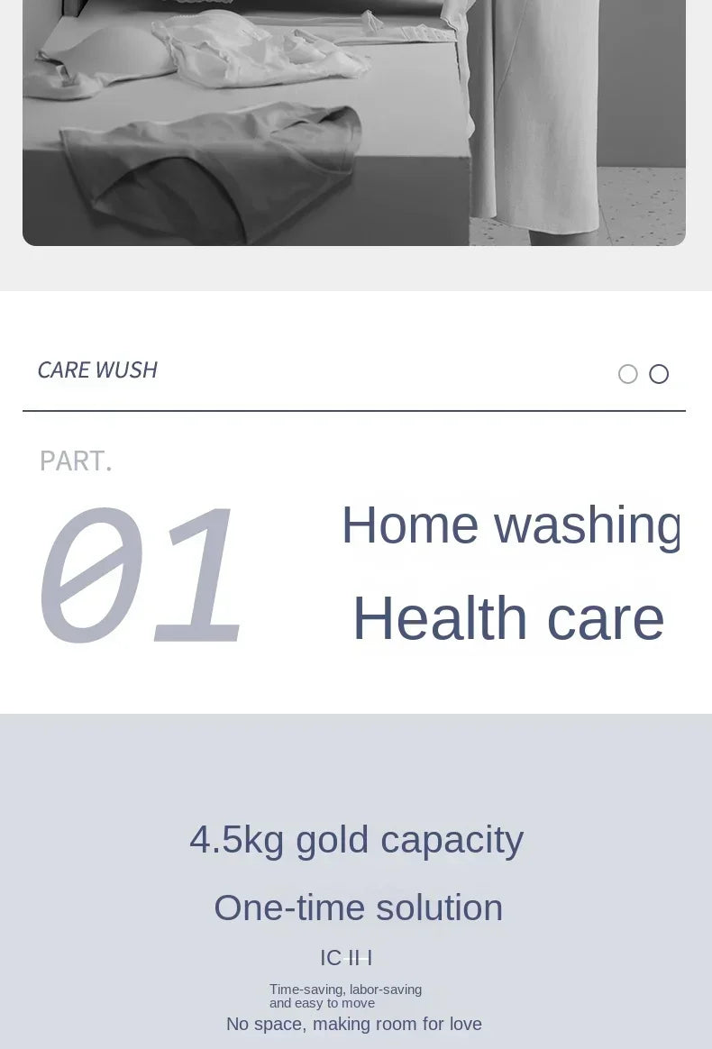 Portable Washing Machine Small Automatic Household Integrated Underwear Socks Fantastic washing machine