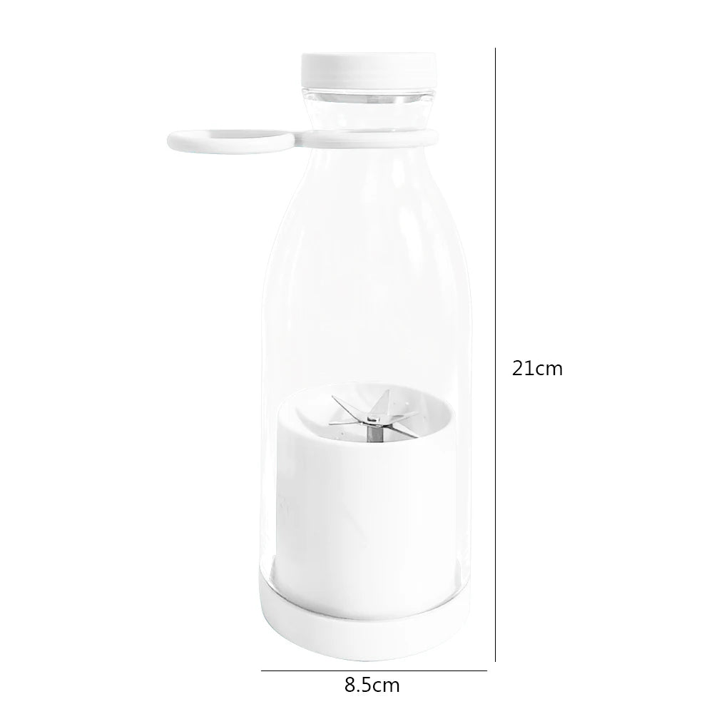 Electric Fruit Juicer Cup – 380ml/420ml USB Rechargeable Portable Blender, Smoothie Maker & Juice Bottle