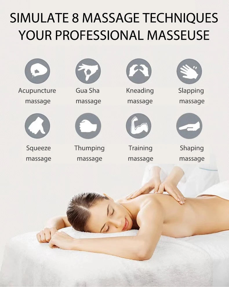 EMS Massager Gel Pads – Reusable Electrode Stickers for Muscle Relief & Neck Therapy