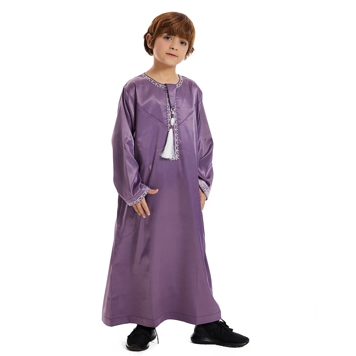 Boys Eid Children Abaya Eid Ramadan Jubba Muslim Prayer Thobe Boy Kids Abayas Islam Long Robe Gown Kaftan Dubai Arab Tassel Dishdasha Jalabiya