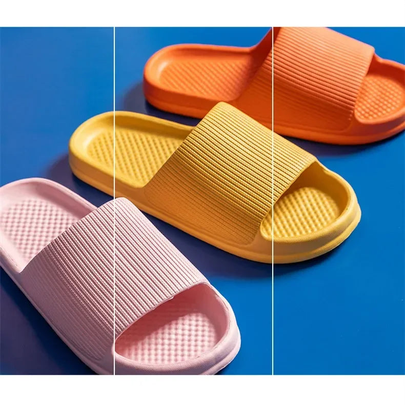 EVA Soft Sole Bathroom Anti-Slip Slippers Light Comfortable Outdoor Sandals Fashion Men's Women Beach Flip-Flop