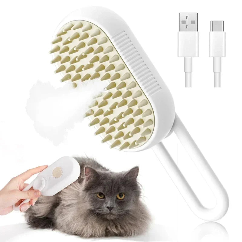 Pet Mist Grooming Brush for Cats and Dogs