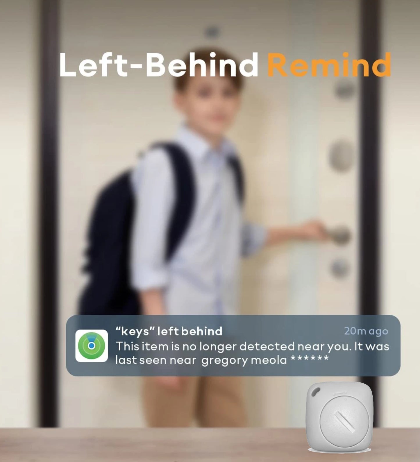 Smart GPS MFI-Rated Locator Bluetooth iTag Tracker for App, Anti-Lost Reminder, Global Positioning, Vehicle, Wallet, and Pet Finder Airtag