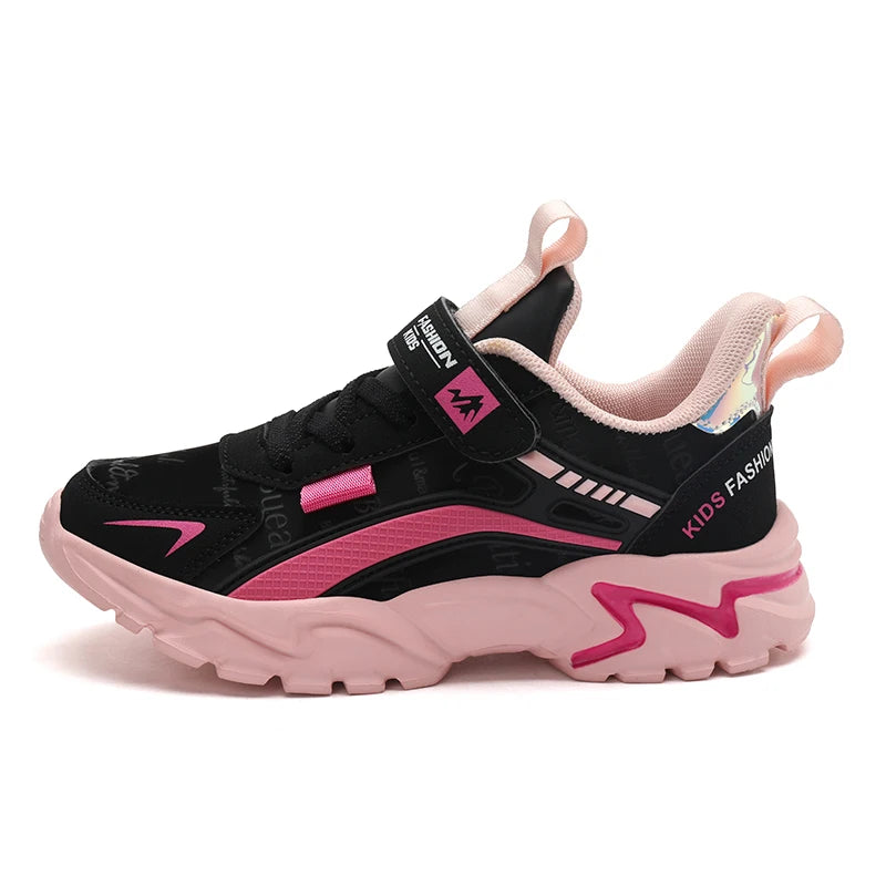 Princess Casual Sneaker Soft Comfortable Waterproof Anti-Slippery Kids Girl Trend Sport Shoes