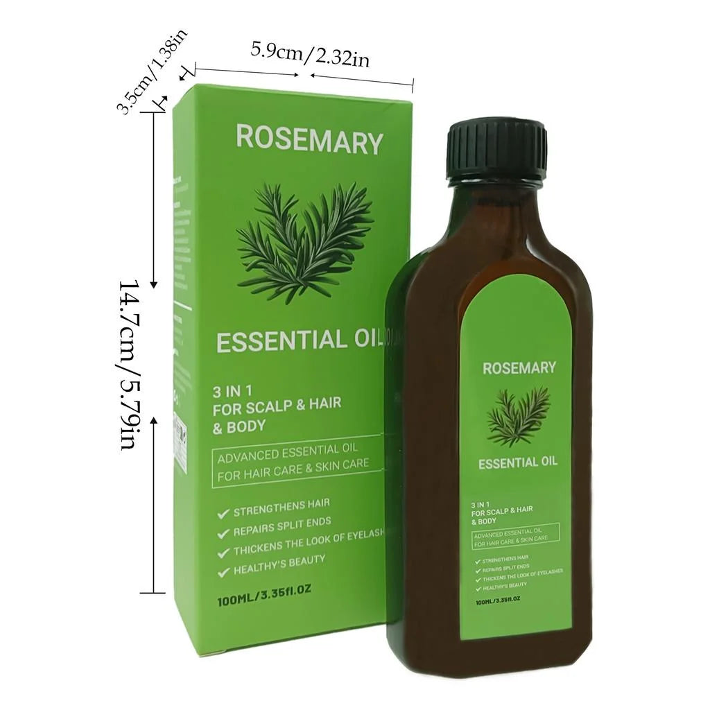 Rosemary Hair Care Oil – Nourishing & Moisturizing Formula for Dry and Damaged Hair