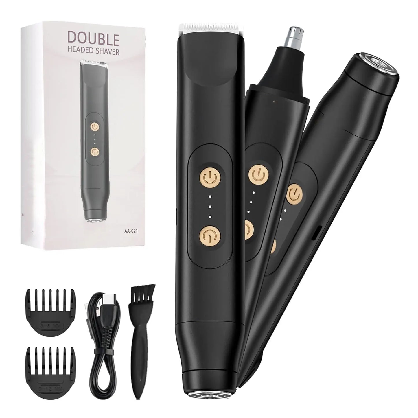 Electric Shaver for Women – 2-in-1 Epilator & Razor | Painless Hair Removal for Body, Legs, Face, Bikini & More