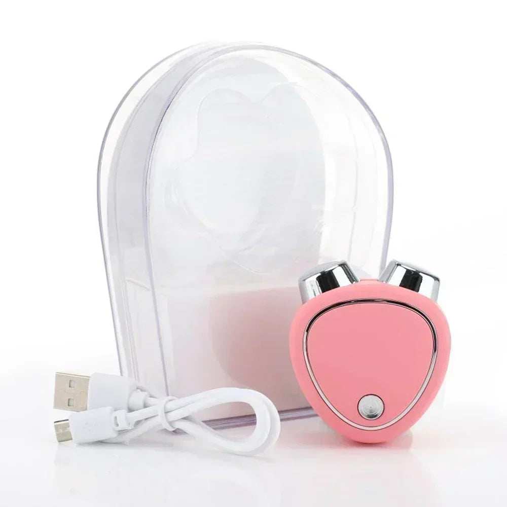Mini Facial Massage Beauty Device – Portable USB Rechargeable | Anti-Wrinkle, Skin Tightening, Face Lifting & Firming Tool for Daily Skincare
