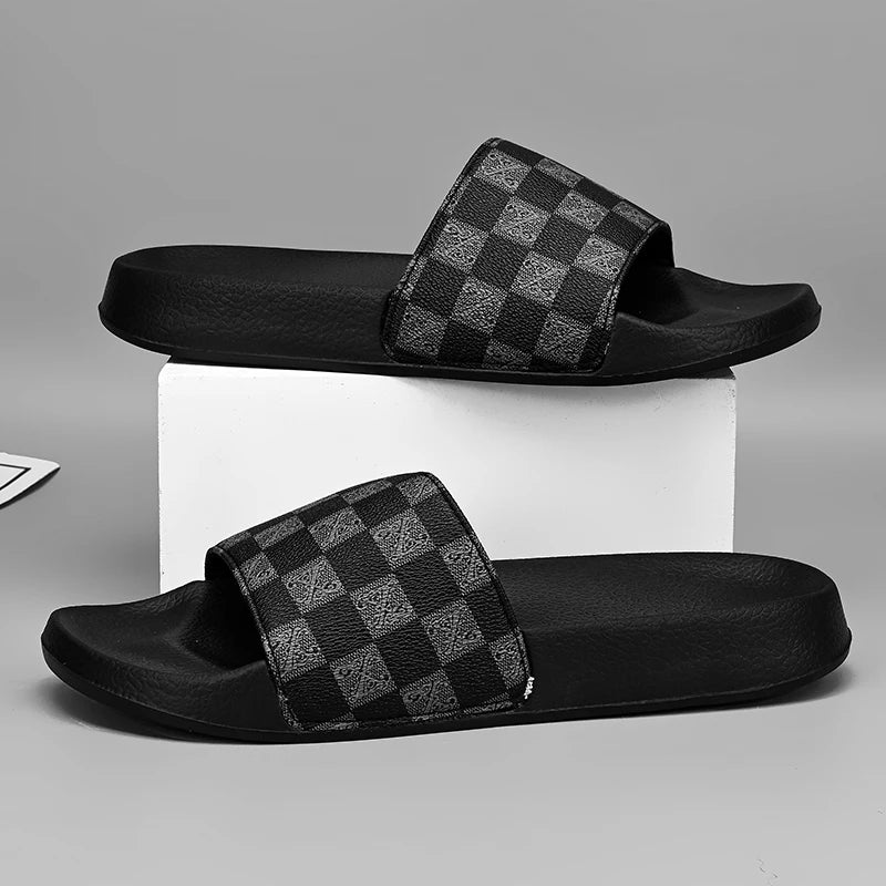 Men’s Summer 2025 Slippers – Non-Slip, Wear-Resistant Sports Sandals for Indoor & Outdoor Use