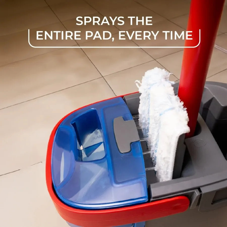 O-Cedar H2pro Flat Mop System – Dual-Tank Design Separates Clean & Dirty Water, Compact Cleaning Mop