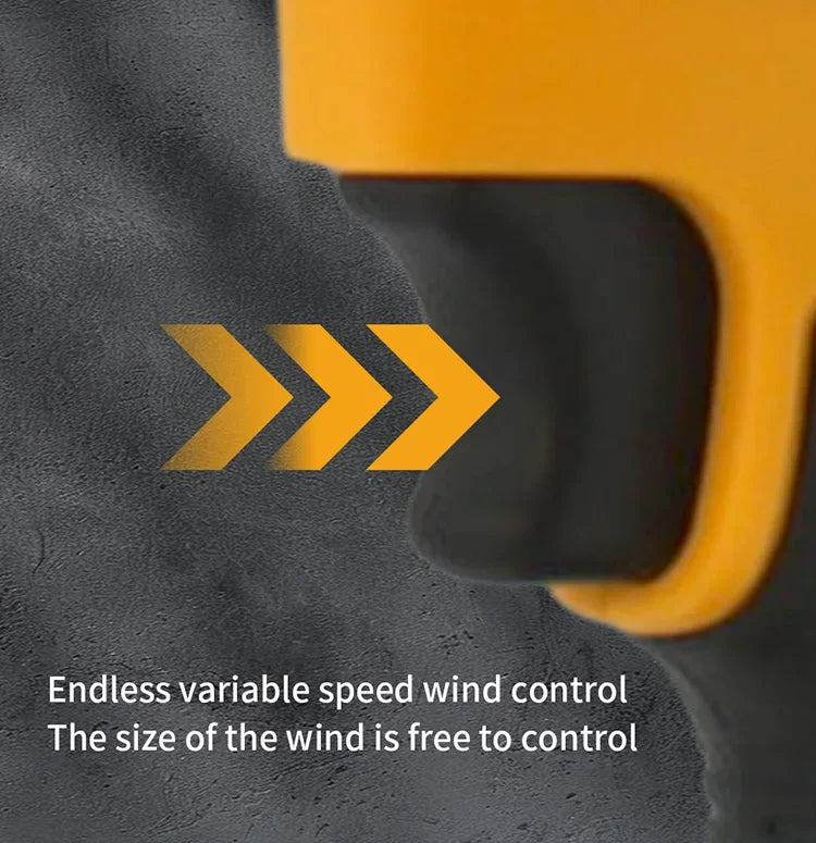 DEWALT 18V Brushless Cordless Handheld Blower – 30,000 RPM High-Speed Turbofan for Car Dust Removal & Carpentry Work