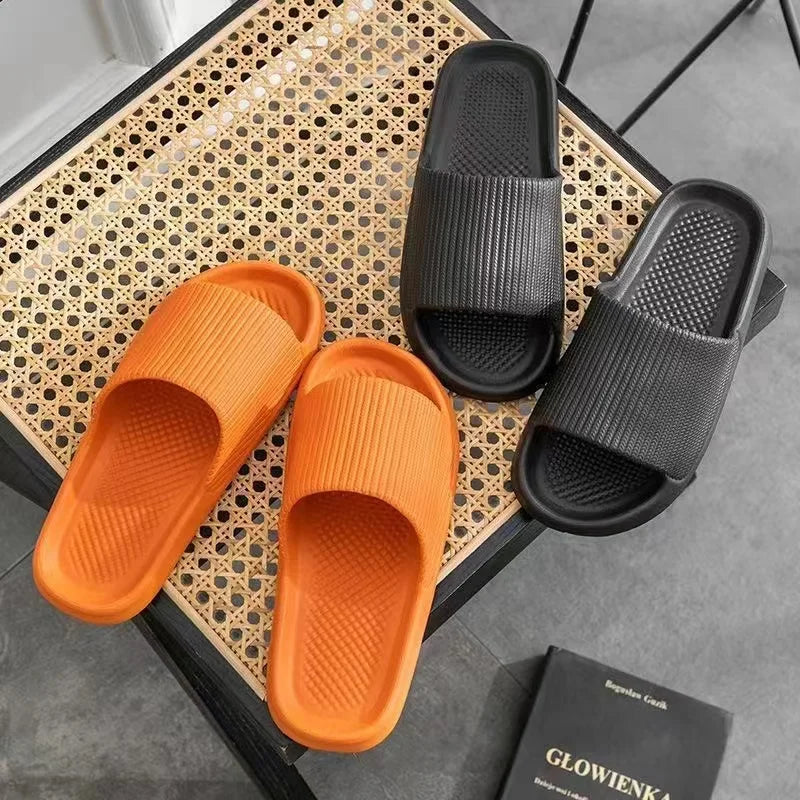EVA Soft Sole Bathroom Anti-Slip Slippers Light Comfortable Outdoor Sandals Fashion Men's Women Beach Flip-Flop