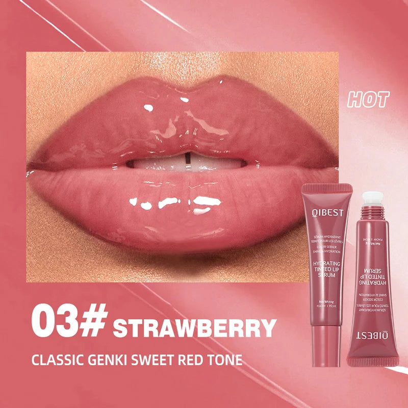 QIBEST Moisturizing Lip Gloss – Waterproof, Long-Lasting, and Easy to Apply