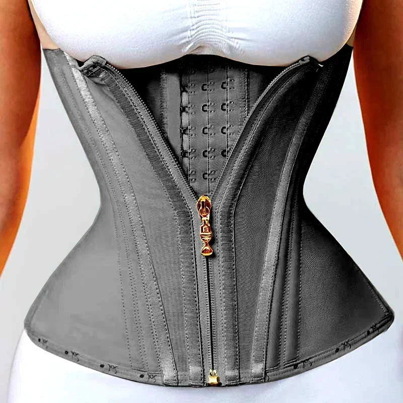 High Compression Postpartum Girdle – Waist Trainer Body Shaper, Slimming Shirt Corset for Shaping Curves