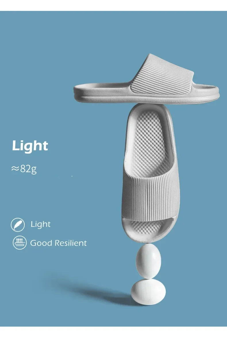 EVA Soft Sole Bathroom Anti-Slip Slippers Light Comfortable Outdoor Sandals Fashion Men's Women Beach Flip-Flop