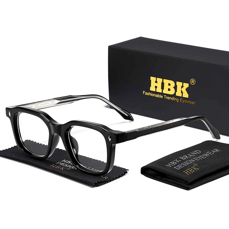 Square UV400 Sunglasses with Vintage Temple Tips — Unisex Fashion Eyewear