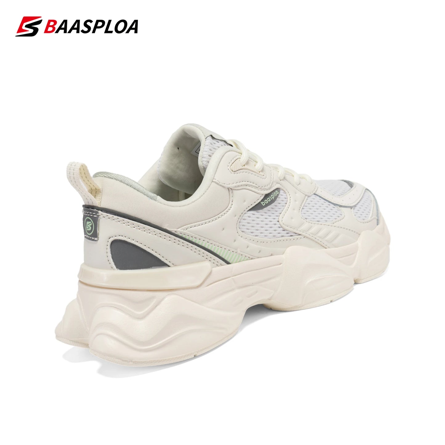 Women Running Shoes Leather Sneakers Lace Up Outdoor Shoes Antiskid Sport Tennis Lightweight Female Walking Shoes