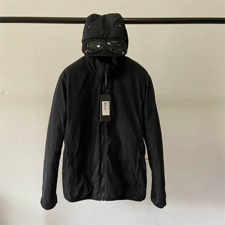 Y2K  men's winter casual hooded windproof cotton clothing youth trendy brand warm cardigan zipper jacket cotton jacket