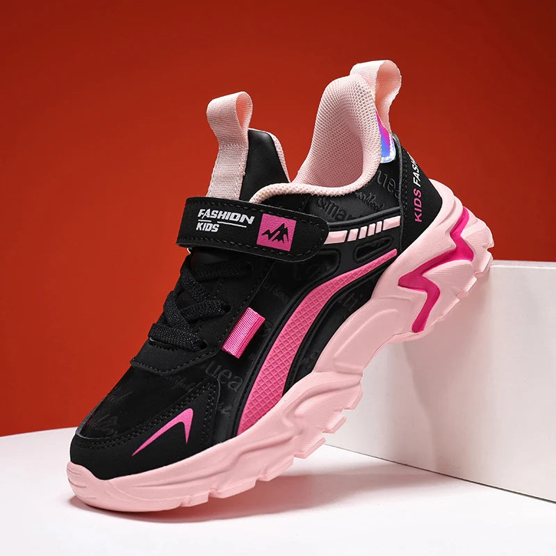 Princess Casual Sneaker Soft Comfortable Waterproof Anti-Slippery Kids Girl Trend Sport Shoes