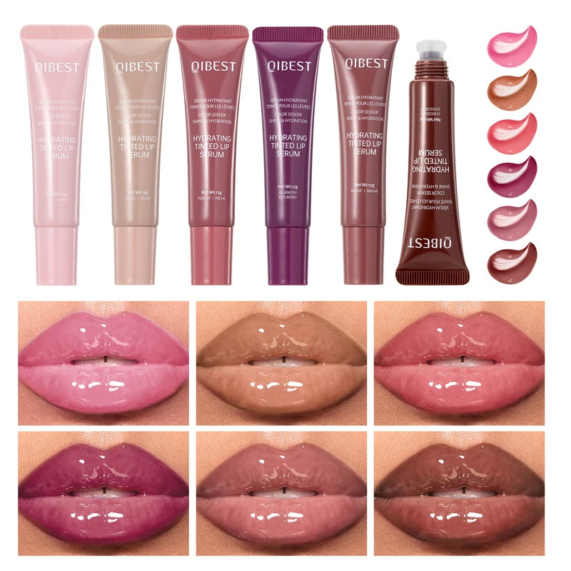 QIBEST Moisturizing Lip Gloss – Waterproof, Long-Lasting, and Easy to Apply