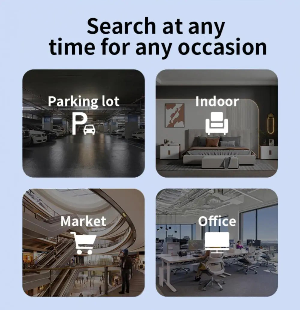 Smart GPS MFI-Rated Locator Bluetooth iTag Tracker for App, Anti-Lost Reminder, Global Positioning, Vehicle, Wallet, and Pet Finder Airtag