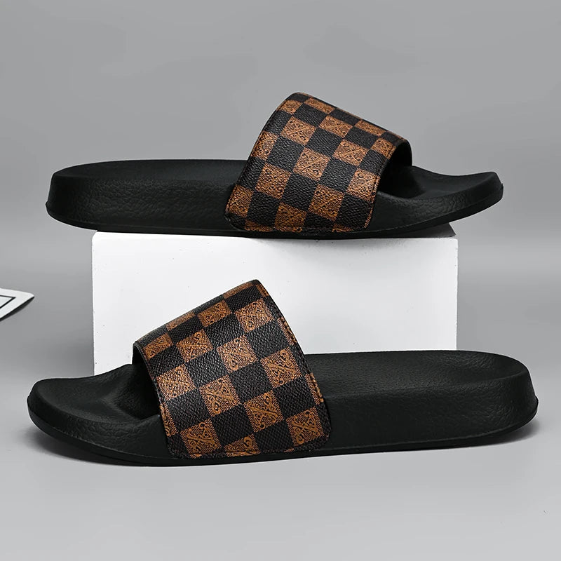 Men’s Summer 2025 Slippers – Non-Slip, Wear-Resistant Sports Sandals for Indoor & Outdoor Use