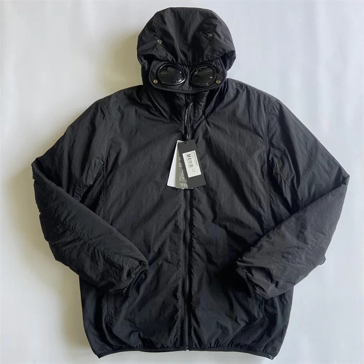 Y2K  men's winter casual hooded windproof cotton clothing youth trendy brand warm cardigan zipper jacket cotton jacket