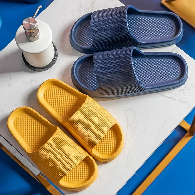 EVA Soft Sole Bathroom Anti-Slip Slippers Light Comfortable Outdoor Sandals Fashion Men's Women Beach Flip-Flop