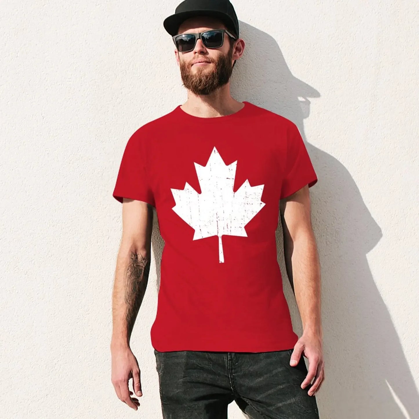 Canada Maple Leaf T-shirt Canadian Flag T-Shirt men women t-shirts