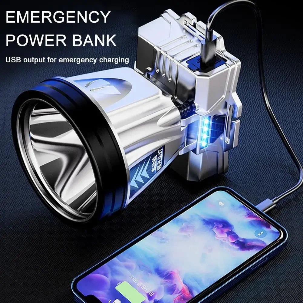Super Bright LED Rechargeable Headlamp – High-Power Outdoor Flashlight
Perfect for Camping, Fishing, Hiking, and Emergency Use