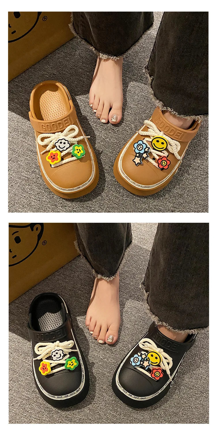 Women’s New Arrival Sandals – Elegant Clogs, Fashionable Street & Beach Slides, Height-Increasing Slippers for Girls