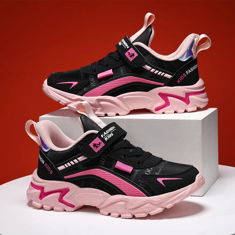 Princess Casual Sneaker Soft Comfortable Waterproof Anti-Slippery Kids Girl Trend Sport Shoes